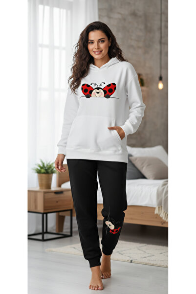 Eritqaa Lucky Design: Ladybug Printed Comfortable Tracksuit Set