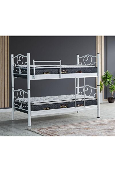 makbulce 90 X 200 Metal Ranza Çift Katlı