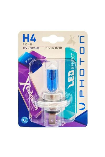 Photon H4 12V 60/55W XEN VISION (TEKLİ BLİSTER) PH5504 DV B1