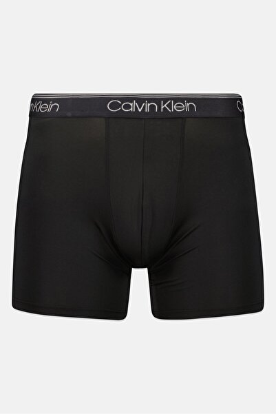 Calvin Klein بوكسر رجالي مكون من 3 قطع بشعار العلامة التجارية، أسود