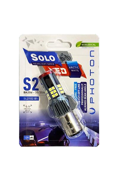 Photon SOLO S2 LED 12V (SL2102 B1) Motosiklet Led Ampül