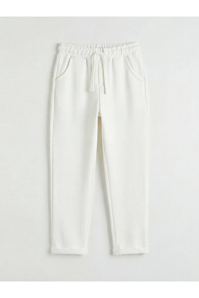 LC Waikiki Εκρού Φούτερ για αγόρια με ελαστική μέση