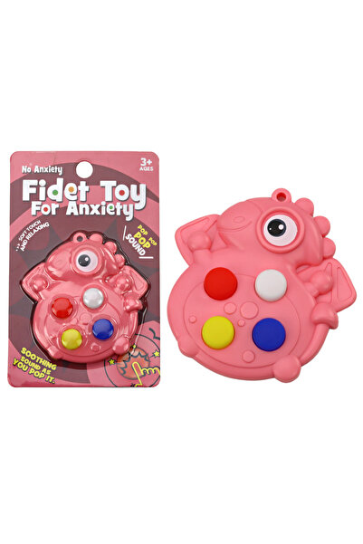 Three top online Jucărie senzorială antistres Pop It Dinosaur roz cu buzunar