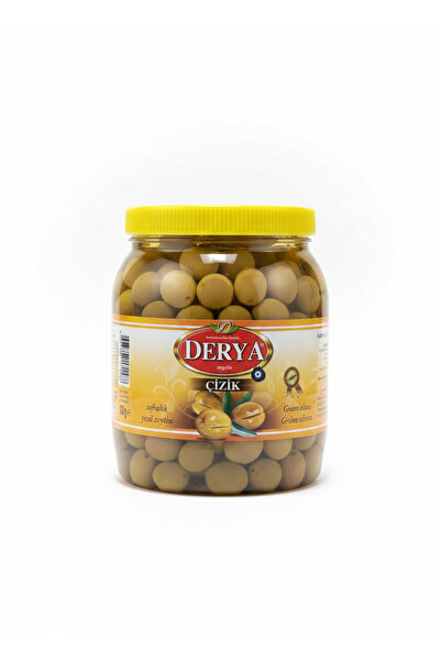Zeytincilik Edremit Çizik Yeşil Zeytin - (900 G)