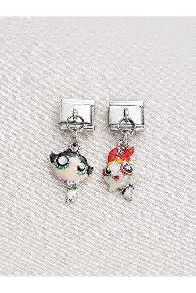 Zuum Accessories Double swing ppg character steel italian charm