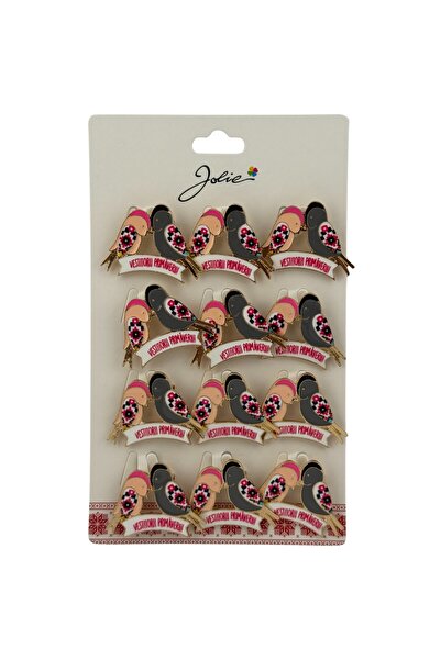 JOLIE Set 12 Brose Martisor Primavara Randunele cu Mesaj Vestitorii Primaverii