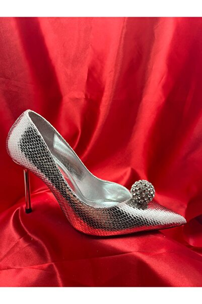 VEYİS USTA Evening Dress with Stylish Design and Stiletto Heel