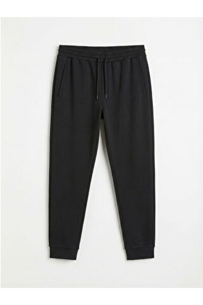 LC Waikiki Black Standard Fit Men's Jogger Sweatpants