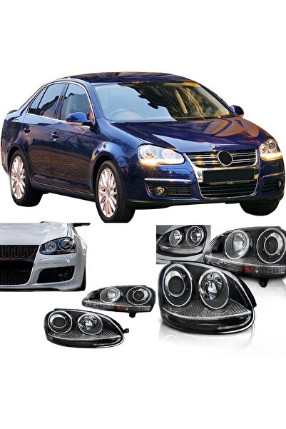 X POWER TUNİNG VW JETTA 2007- MK5 Bİ XENON ÖZELLİKLİ KROM R32 ÖN FAR
