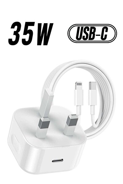 Shopi شاحن سريع ثنائي المنافذ USB-C بقوة 35 واط - محول سفر مدمج مزود بميزات أمان