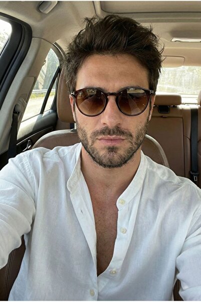 Goldmine نظارات شمسية ريترو بيانكا للرجال UV400 باللون البني