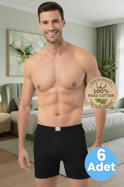 Uniquetrenders Men's 100% Cotton 6-Piece Single Jersey Fabric Combed Cotton B...