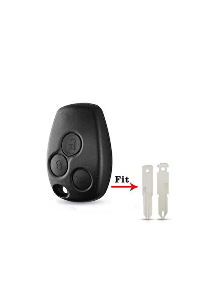 Aftermarket Carcasă cheie telecomandă pentru Renault Logan Sandero Clio Fluen...