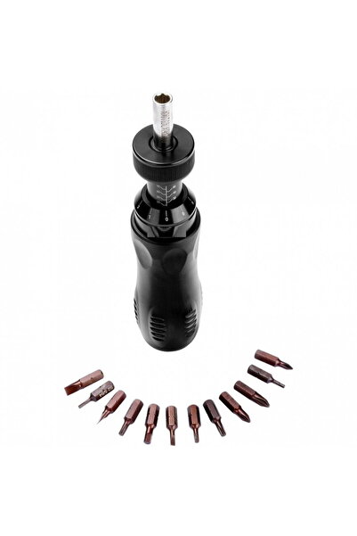 Vivatechnix Șurubelniță dinamometrică, cuplu reglabil 1,13-7,91 Nm, 1/4, crom...