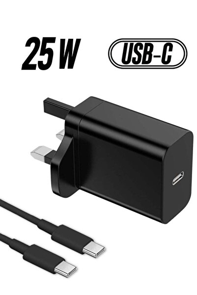 Shopi شاحن سريع للهواتف بقوة 25 واط بمنفذ USB-C لأجهزة سامسونج جالاكسي