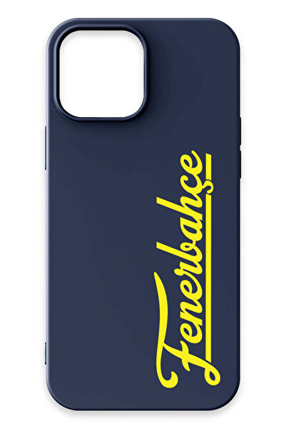 Fenerbahçe iPhone 13 Pro Max Uyumlu El Yazı Lacivert Silikon Lisanslı Telefon...
