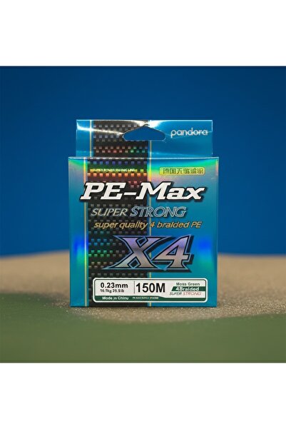 DMRMagaza خيط صيد PE-Max X4 Moss Green بطول 150 متر - خيط صيد فائق القوة 0.23...