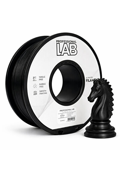 Profesional LAB Νήμα PLA+ για τρισδιάστατο εκτυπωτή, 1 kg, 1,75 mm, μαύρο