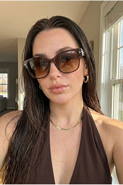 Goldmine Women's Grande Noir Sunglasses Uv400 Brown