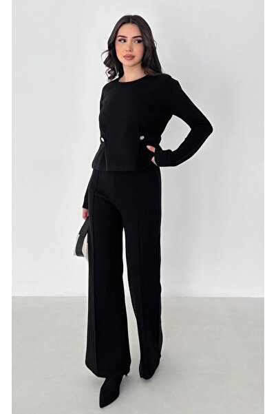 Noa&Noa Button Detailed Lower Upper Set