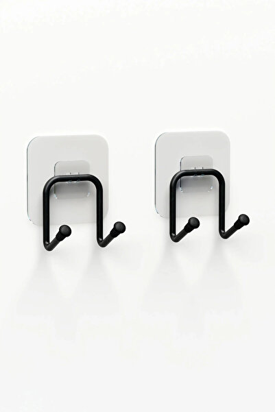 Roichil Yapışkanlı 2 Adet Çift Kancalı Banyo Mutfak Askısı Metal Askılık Duva...