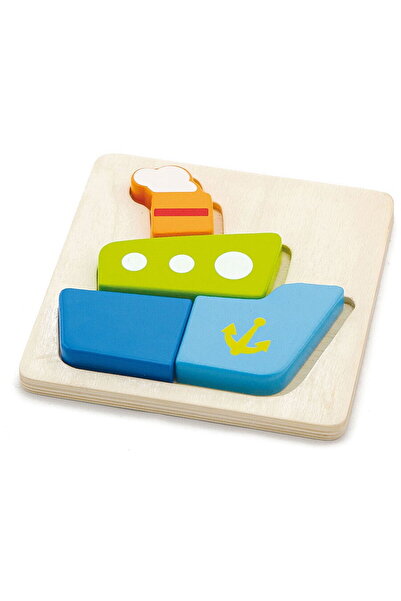 Viga Wooden puzzle for kids Boat
