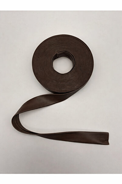 Ak Tuhafiye Bandă din piele maro închis, lungime 10 metri - lățime 2 cm - Ban...