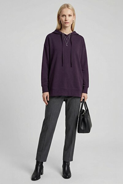 Rays 8309A Hooded Tunic Plum