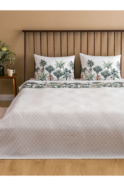 LC Waikiki Rmz Gi̇yi̇m Farkiyla Embroidered Double Pique Set