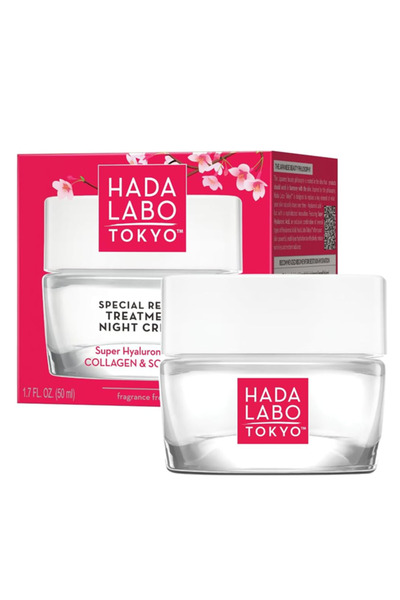 Hada Labo Tokyo كريم ليلي خاص لإصلاح البشرة ومكافحة علامات التقدم في السن مع ...