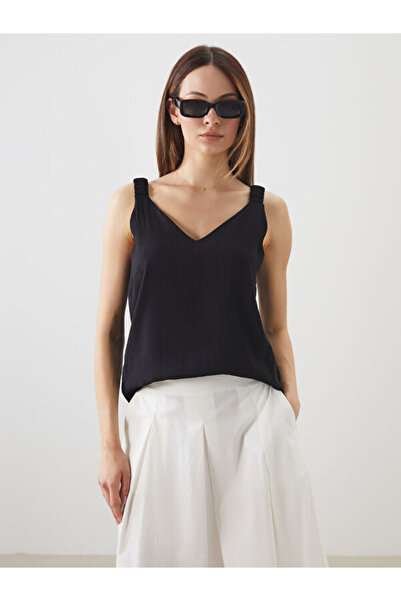 LC Waikiki منتجات فريزن ستور التي لا مثيل لها I V بلوزة بنسيج مزخرف