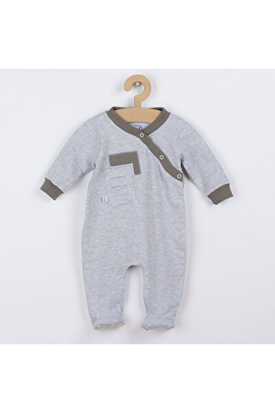 Koala Salopetă pentru sugari Kamil gri, mărime 74 (6-9m)