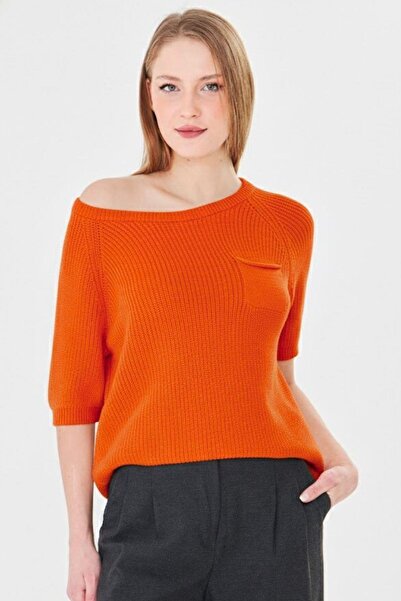 Irmak Kerekli Women's 100% Cotton Boat Neck Thessaloniki Knit Short Sleeve Kn...