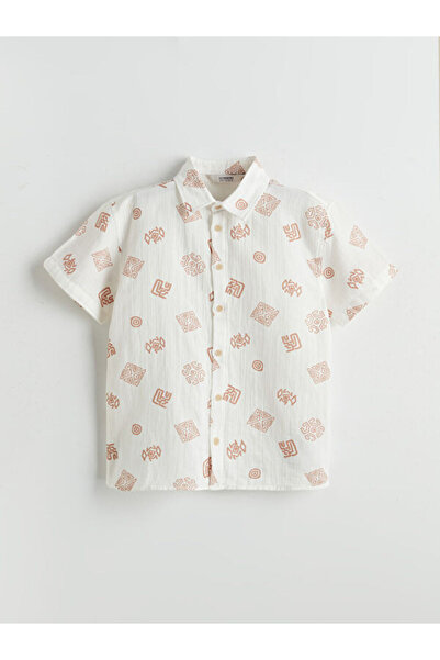 LC Waikiki منتجات فريزن ستور التي لا مثيل لها I قميص للأولاد مطرز بتصميم مريح