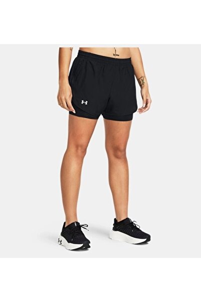 Under Armour Fly By 2In1 Kadın Şort - Siyah