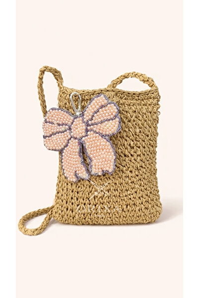 orixa El Yapımı Loom Kağıt İp Çanta - Hasır Çanta - Telefon Çapraz Çanta (Cha...