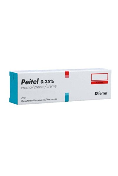 Ferrer Peitel 0.25% Topical Cream 30g for Skin Treatment