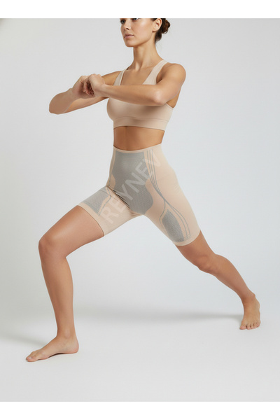 REYNEV High Waist Seamless Long Corset Shorts Women's Shaping Underwear Model