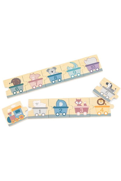 Viga Wooden puzzle with numbers