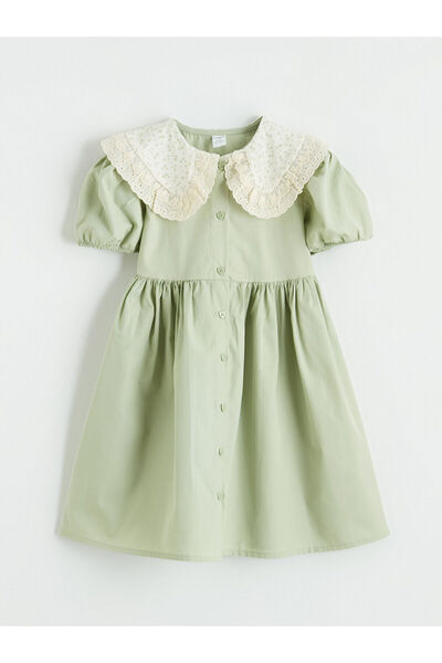LC Waikiki Özmarka New Season Baby Collar Girl's Dress