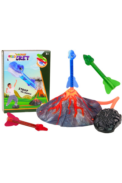 Three top online Dinosaurs Volcano Adjustable Rocket Launcher Game Set