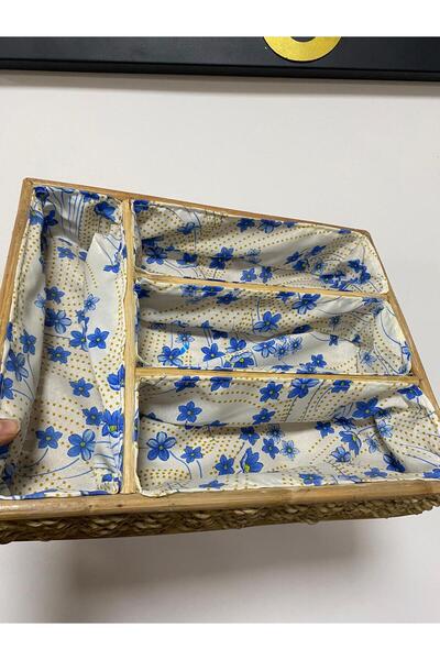 elif aksesuar Wicker Multi-Purpose Drawer Organizer