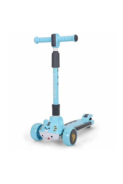 Leno سكوتر للأطفال – سكوتر ثلاثي العجلات قابل للتعديل والطي مع عجلات مضيئة بت...