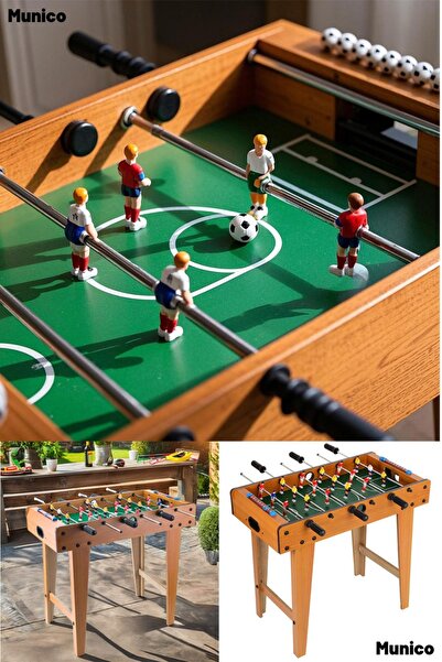 Munico Ahşap Ayaklı Langırt Oyunu Ergonomik Tutma Kolları ile Ev, Oyun Odası ...