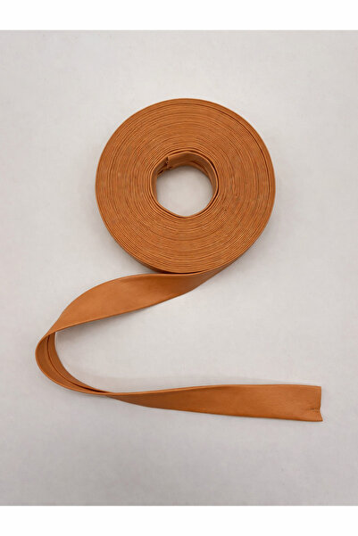 Ak Tuhafiye Bandă de piele maro, lungime 10 metri - lățime 2 cm - Bandă de pi...