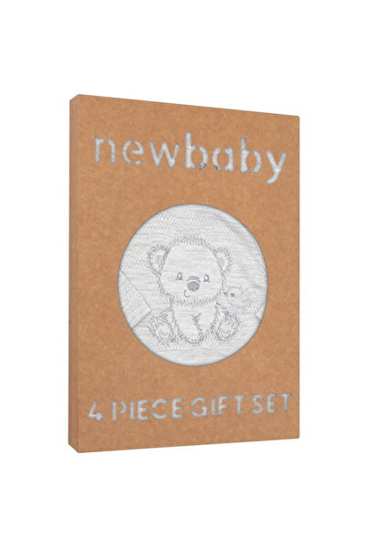 NEWBABY New Baby Sweet Bear Maternity Baby Set Grey, size 62 (3-6m)