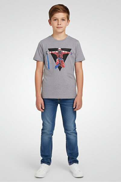 The Children's Place Kids Boy Crew Neck Short Sleeve Graphic Print T-Shirt, H...