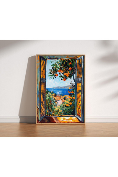 woodhomeworks Tablou decorativ pentru birou, dintr-o singură piesă, seria Mat...