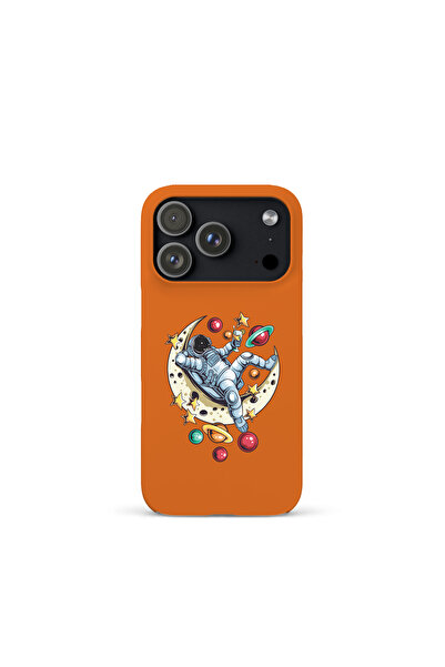 KaffCase حافظة هاتف آيفون 17 برو أسترونوت 3 بتصميم مطبوع