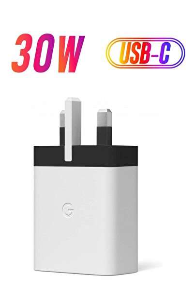 Shopi شاحن سريع بقوة 30 واط بتقنية الشحن السريع PD مع منفذ USB-C - قابس بريطا...